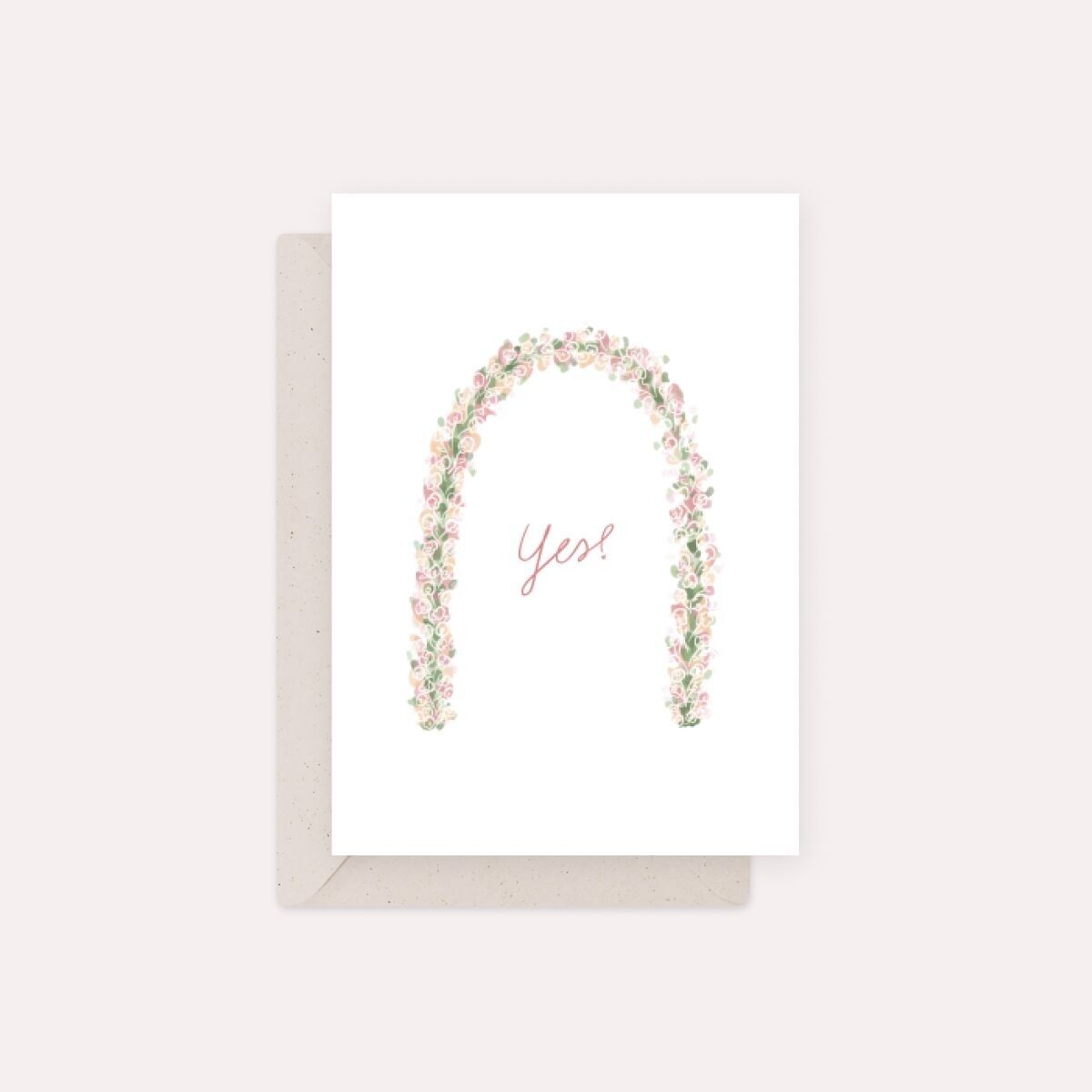 Carte de vœux écologique — Arche de mariage