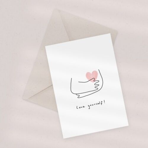 Eco Greeting Card — Love Yourself