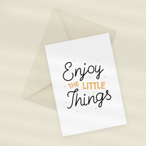 Eco Greeting Card — Little Things