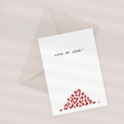 Eco Greeting Card — Lots of Love