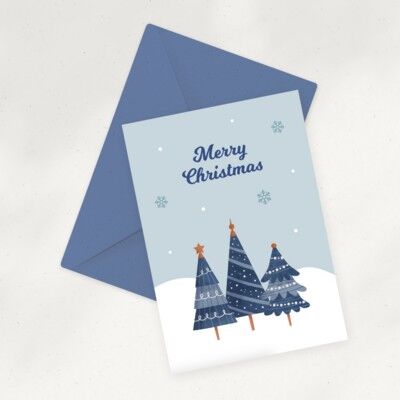Eco Greeting Card — Winter Time