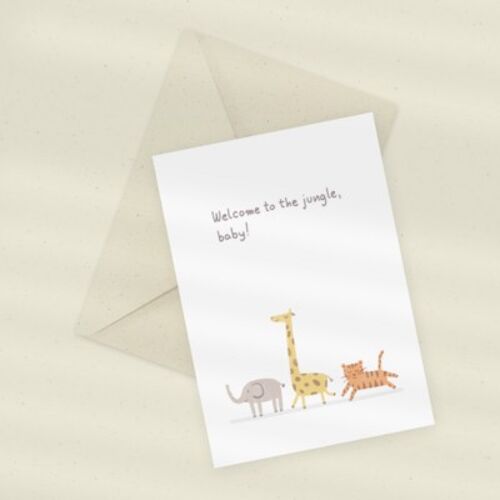 Eco Greeting Card — Welcome to the Jungle