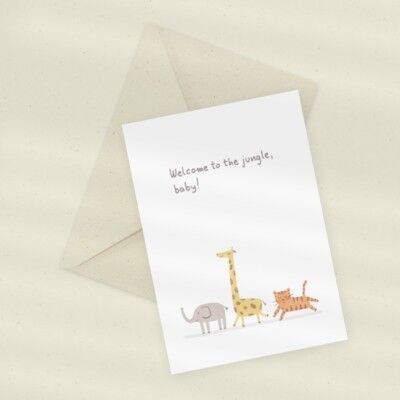 Eco Greeting Card — Welcome to the Jungle