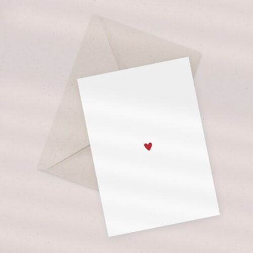 Eco Greeting Card — Little Heart