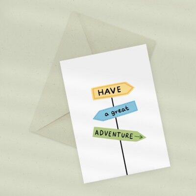 Eco Greeting Card — Great Adventure