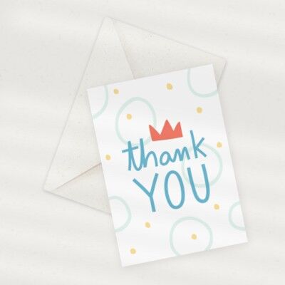 Eco Greeting Card — Thank You