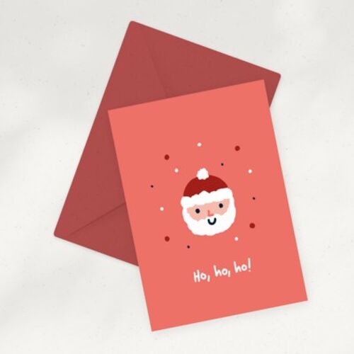 Eco Greeting Card — Santa Claus
