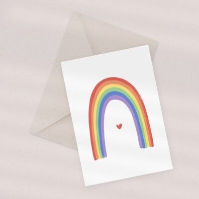 Eco Greeting Card — Rainbow