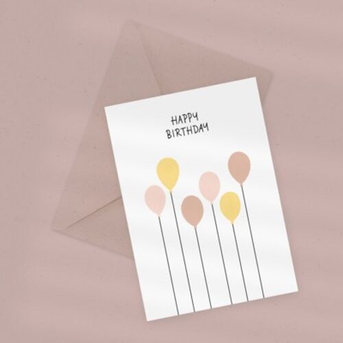 Eco Greeting Card — Birthday Celebration