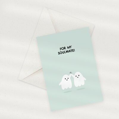 Eco Greeting Card — Soulmates