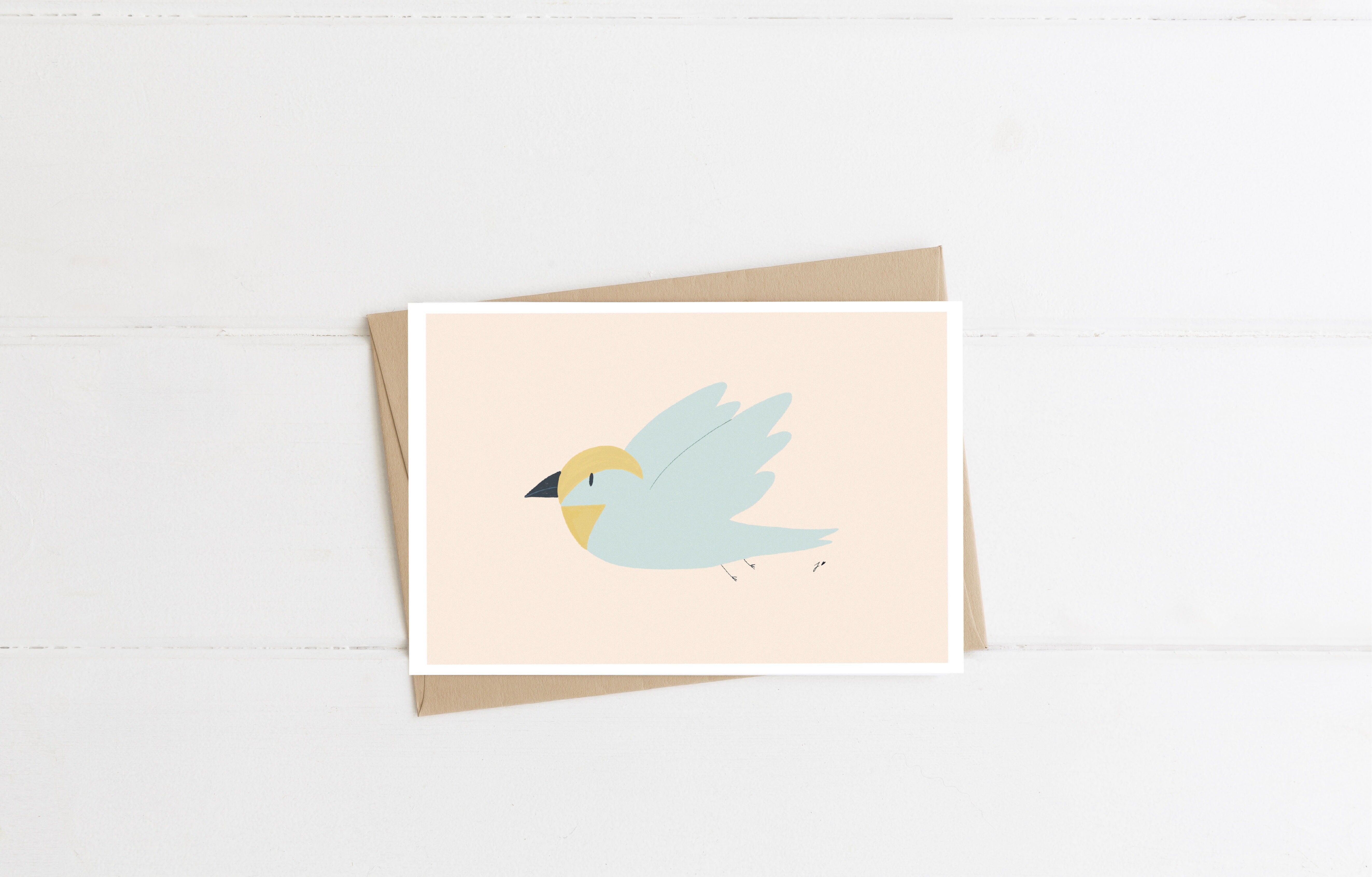 Karte „Vögelchen“ (mit Umschlag)