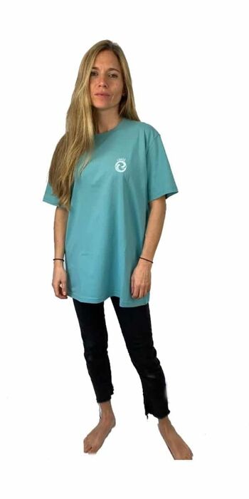 T-shirt durable Hossegor turquoise Furgo__ 4