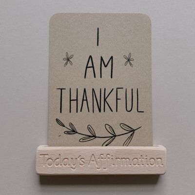 Flashcard stand - Affirmations