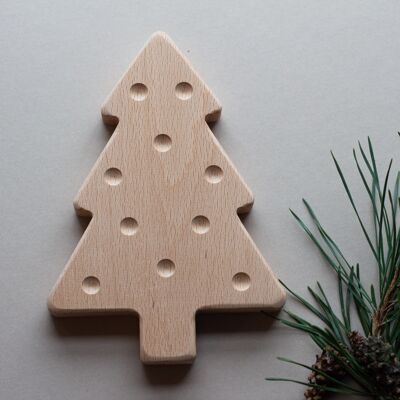 Christmas Tree - Fine Motor Board
