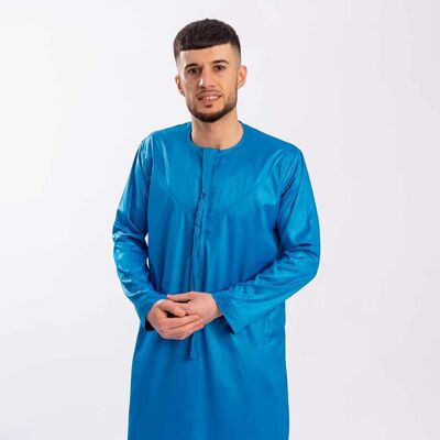 Aqua Blue Emirati Thobe