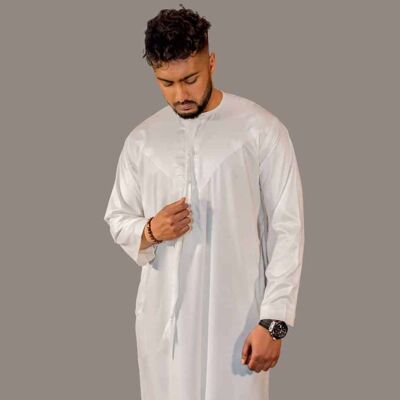 Boys Cream Emirati Thobe - 28 INCHES | AGE 2