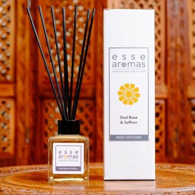 Oud rose & saffron reed diffuser 100ml