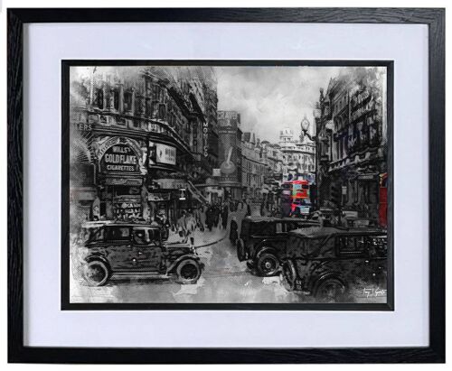 Vintage Shaftesbury Avenue Sketch