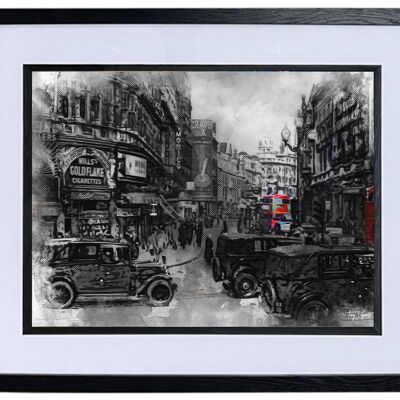 Vintage Shaftesbury Avenue Sketch