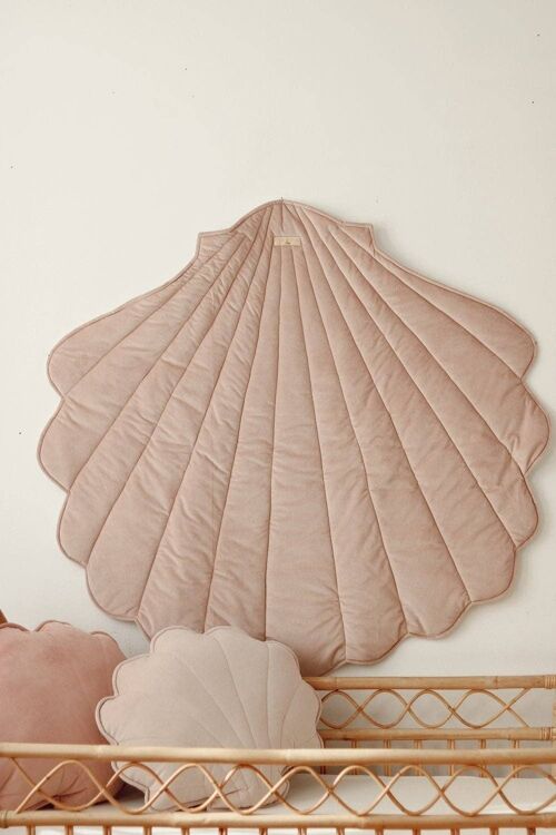 “Powder Pink” Velvet Shell Mat