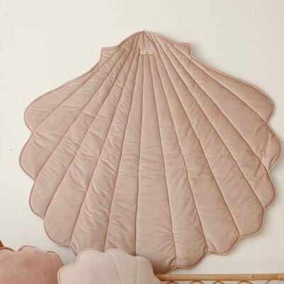 Alfombrilla Velvet Shell “Powder Pink”