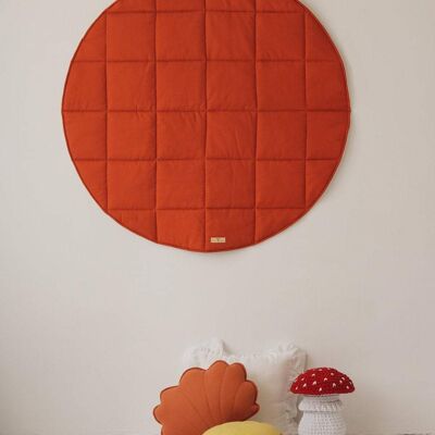 “Red Fox” Round Cotton Mat