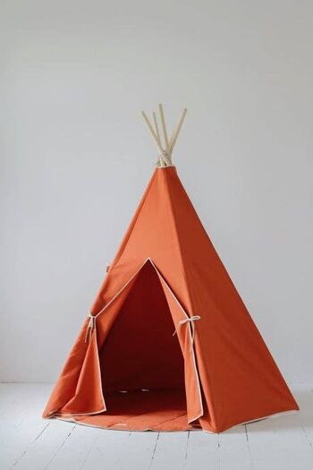 Ensemble tipi et tapis « Renard roux » 3