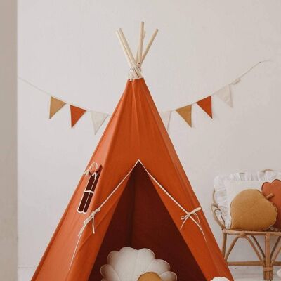 “Red Fox” Teepee and Mat Set