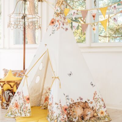 “Wildflowers” Teepee and Mat Set