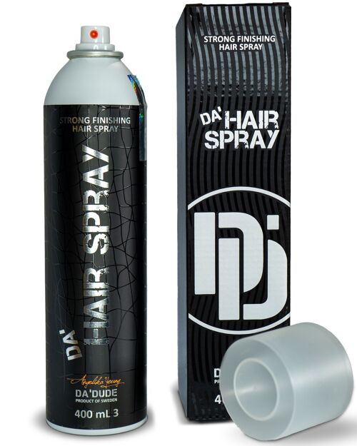 Da'Dude Da' Hair Spray Best-Strong-Hold-Hairspray-for-Men in Gift-Box  Large 400ml