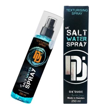 Da'Dude Da' Spray d'eau salée - Volumateur texturisant marin pour hommes et femmes - Spray coiffant - Produit haut de gamme pour vagues et boucles de plage 250 ml 1
