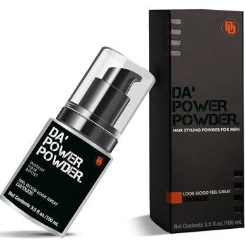 A' DUDE DA' POWER POWDER - COIFFURE VOLUME HOMME - BOOST DE VOLUME RAPIDE ET FACILE AVEC TENUE INSTANTANÉE - FINI MAT 1