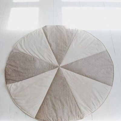 Tapis Patchwork Rond "Cream Candy"