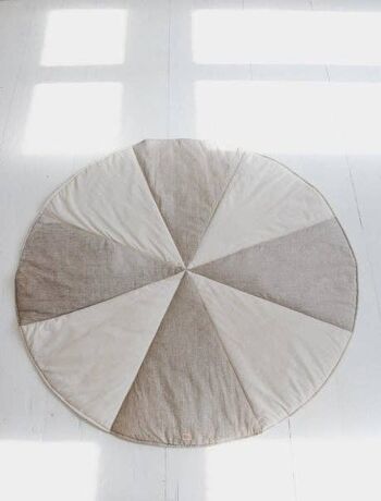 Tapis Patchwork Rond "Cream Candy" 1