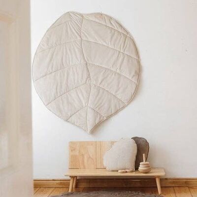 “Cream” Velvet Leaf Mat