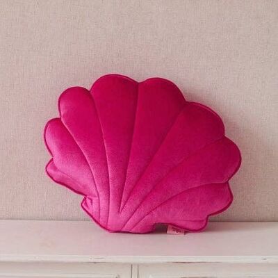 “Fucsia Pearl” Velvet Shell Pillow