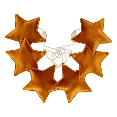 Guirnalda de Terciopelo con Estrellas “Gold Dust”