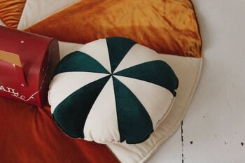 Coussin Patchwork "Bonbon Vert" 3