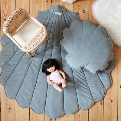 “Grey Mint” Velvet Shell Pillow