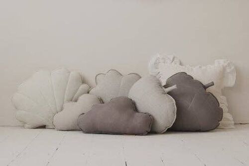 “Grey” Linen Cloud Pillow