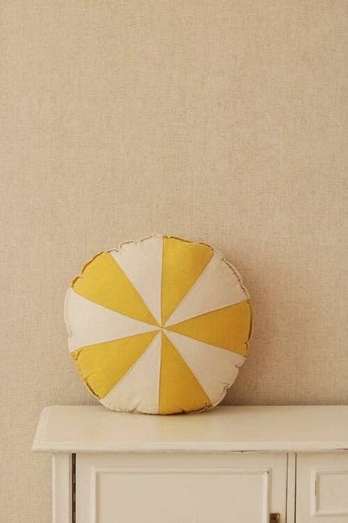 “Honey Candy” Patchwork Pillow