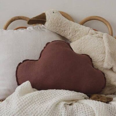 Almohada Lino Nube “Marsala”