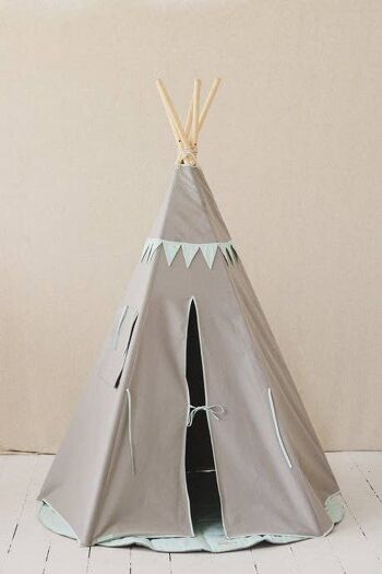 Tente tipi « Mint Love » avec guirlande 1