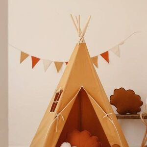 Ensemble tipi et tapis « ocre »