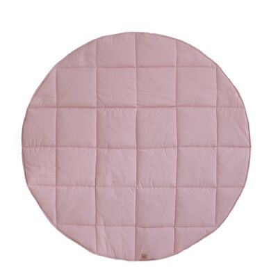 “Pink and Beige” Round Cotton Mat