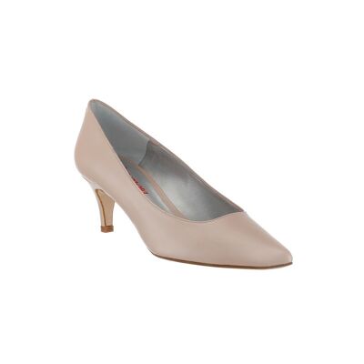 Damenschuhe. Modell Nina - Metallic-Beige