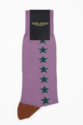 Chaussettes Homme Starfall - Violet 2