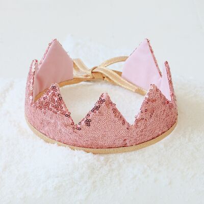 "Pink Sequins" Fairy-Tale Crown