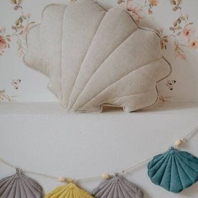 "Sand” Linen Shell Pillow