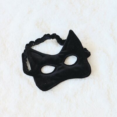 Máscara de gato negro